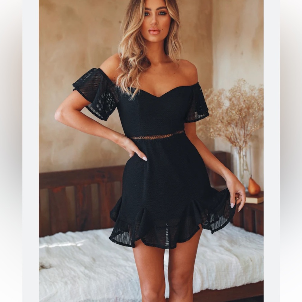 Hello Molly In Other News Dress Black 4 New With Tags